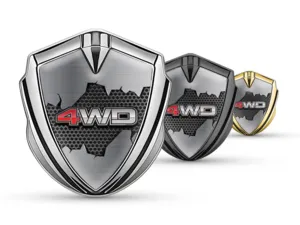 Custom Metal Emblems Tuning Style Shiny Metal